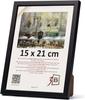Ramka na zdjęcie drewniana ze szkłem akrylowym 15x21cm czarna