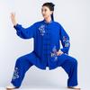 Xiaoheshan 2023 Высококачественная вышитая одежда для соревнований и тренировок по Тайцзи для мужчин и женщин - Весна/Осень.
