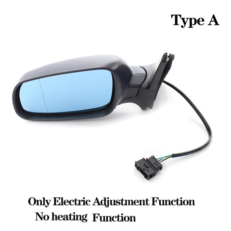 Black Car Electric Mirror Rearview Assembly Rear View Mirror for Volkswagen Bora MK4 Golf4 1999 2000 2001 2002 2003 2004