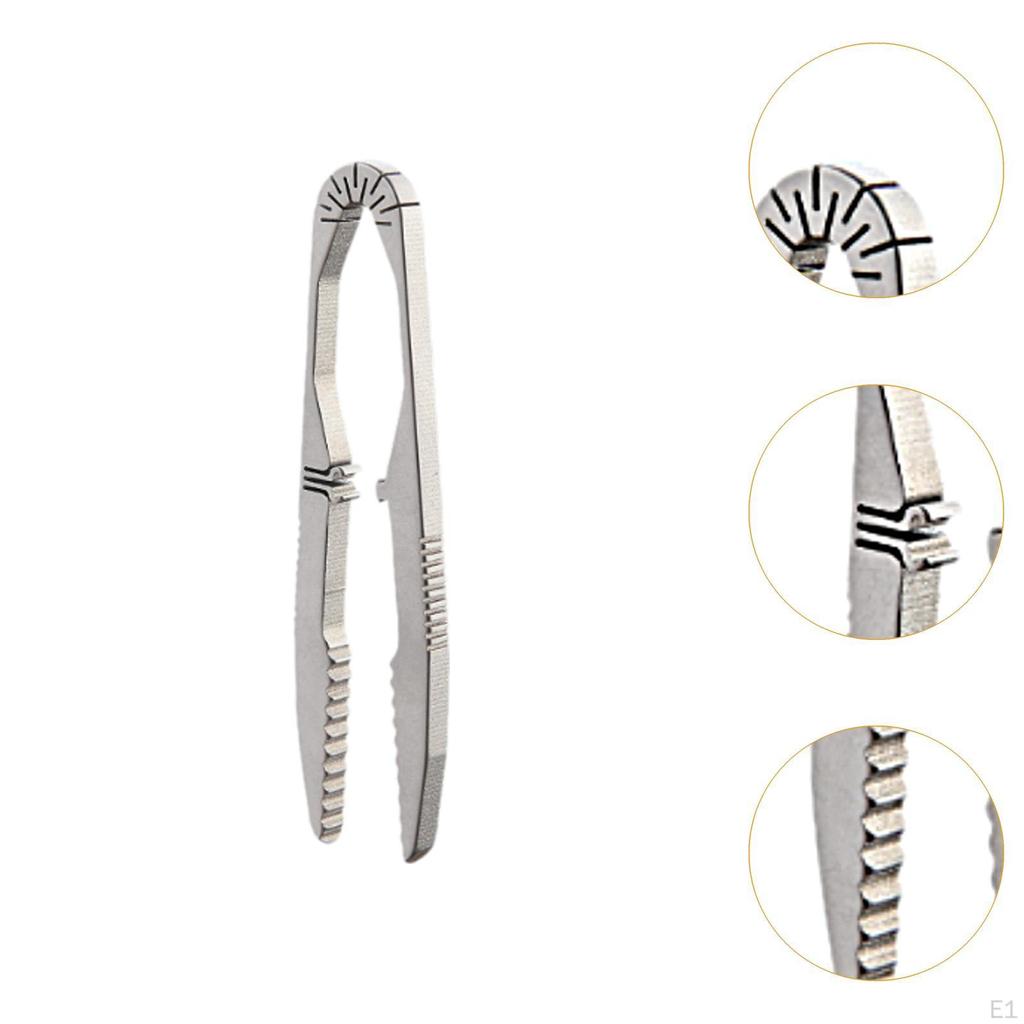 Мини-пинцет, инструмент для обслуживания, нескользящая ручка, титановый сплав, для выживания на открытом воздухе, для скалолазания