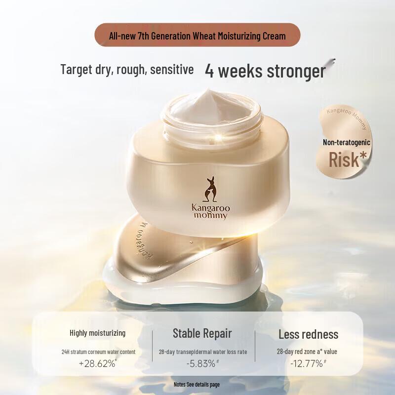 Kangaroo Mommy Wheat Hydrating Face Cream