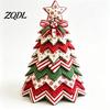 Festive Party Supplies DIY Quilted Christmas Tree Kit, Handmade Fabric Tabletop Decoration, Decorative Wall Accents Holiday Craft Project for