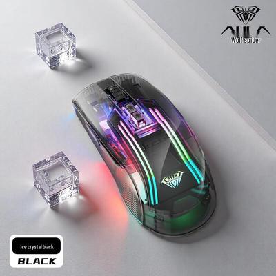 AULA SC516 Прозрачная игровая мышь с тремя режимами