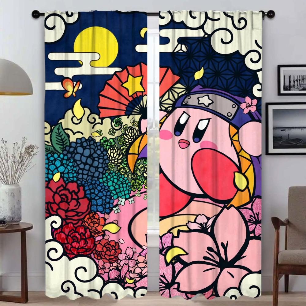 Tulle for Bedroom K-KirbyS Curtains Child Room Partition Blackout Curtain Modern Living Room Curtains 2 Pieces Shades Kitchen