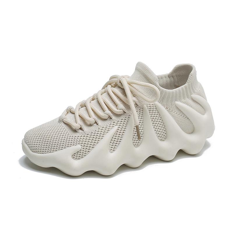 Кроссовки Lovers Fly Woven Coconut, женские летние дышащие повседневные кроссовки, носки Volcano, мужские