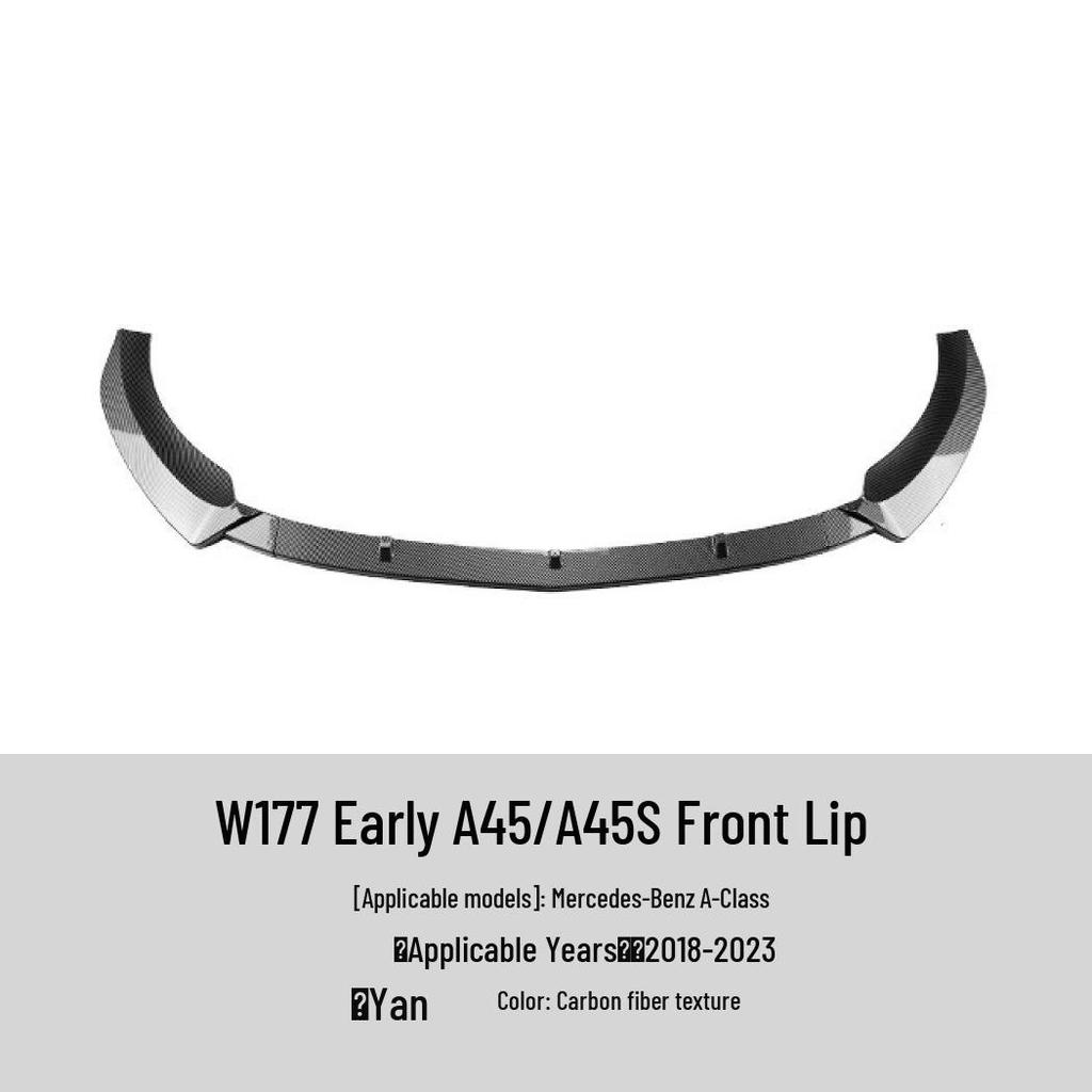 Mercedes A-Class W177 A45/A45S (2018-2023) Front Lip Splitter Kit