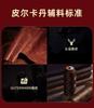 High-end Deer Skin Men's Leather Belt with Embossed Genuine Leather and Automatic Buckle