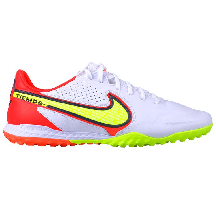 Nike React Tiempo Legend 9 Pro TF 'Motivation Pack' (Unisex) White / Bright Crimson / Volt Soccer Shoes DA1192 176