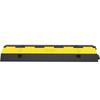 Cable Protector Ramp, 5 Packs 2 Channels Speed Bump Hump, Rubber Modular Speed Bump Rated 11000 LBS Load Capacity, Protective Wire Cord Ramp Driveway