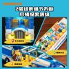 Уличный баскетбол в американском стиле Автобус Строительные блоки Уличный вид Освещение Архитектура Детская сборная модель Игрушки Украшения Подарки