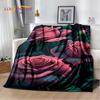 Dream Love Rose Nordic Flowers Daisy Blanket,Soft Throw Blanket for Home Bedroom Bed Sofa Picnic Travel Office Cover Blanket Kid