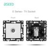 BSEED Plastic Frames Modules HDMI ST TL CAT6 Socket Parts DIY Combination EU FR RU Standard Sockets USB Typle-C Charge E-Series