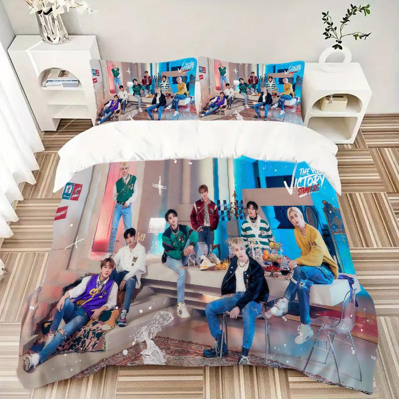 Music Festival Celebration Print 3Pcs Bedding Setduvet Cover With 2 Bedropillowcase Home Birthday Gift