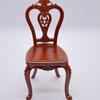 Wood Dollhouses Miniature Chair Model Figure 1/12 Scale Furniture For Miniature Scene Decoration And Collector