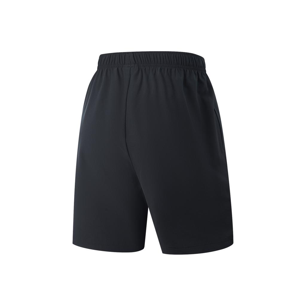 Li Ning Серия Фитнес Повседневные Минималистичные Однотонные Спортивные Шорты Мужские Шорты Черные AKSV525-6