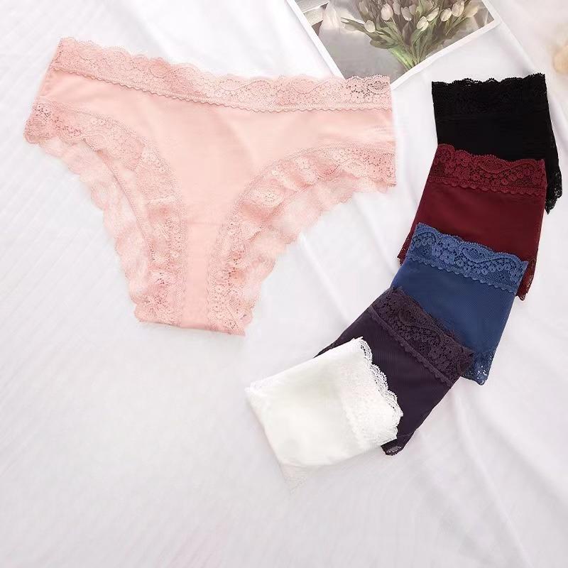 1 шт./комплект хлопковые трусики женские удобные трусы кружевное нижнее белье женские S-XL мягкие трусы женские трусики