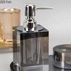 Glass Crystal Bathroom Wash Set Hotel Hand Sanitizer Bottle Set Soap Dispenser Soap Dish Modern Home Bathroom Accessories Set
