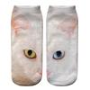 Yousheng Realistic Cat Face Socks 3D Cat Print Socks Breathable Cute Kitten Socks Funny Xmas Birthday Gifts for Women Men Cat Lovers