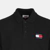 Tommy Hilfiger Однотонная мужская футболка-поло с принтом, короткий рукав, топ Черный 78J6341-001