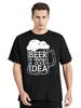 2024 Fashion Beer DAY Graphic Y2k Tshirt Men's Clothing Oversized T-shirt New Summer Casual Fashion Tshirt Cotton O-neck Tops