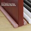 Door Bottom Seal Strip Windproof Insulation Durable Easy Installation Sealing Strip for Home Bedroom