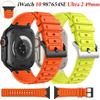 Силиконовый ремешок для Apple Watch Band Ultra 2 49 мм 46 мм 44 мм 45 мм 42 мм 41 мм 40 мм 38 мм для iwatch series 10 9 8 7 6 5 4 3 2 1se