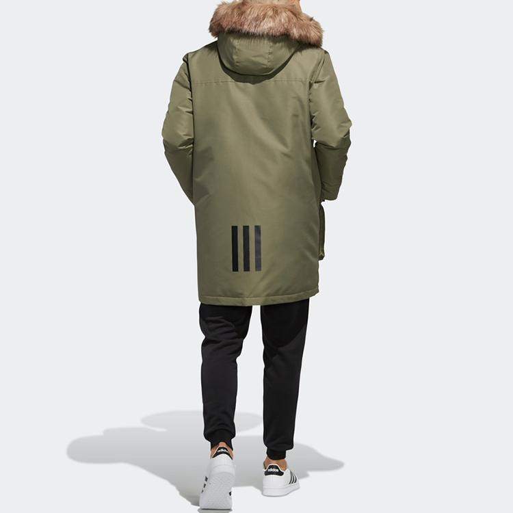 Adidas Neo Street Down Parka Мужская верхняя одежда хаки-коричневый EI4396