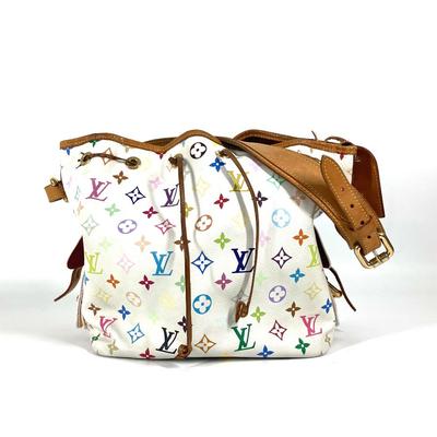 M42229 Сумка Petit Noe из канвы MonogramMulticolore Сумка через плечо на шнурке