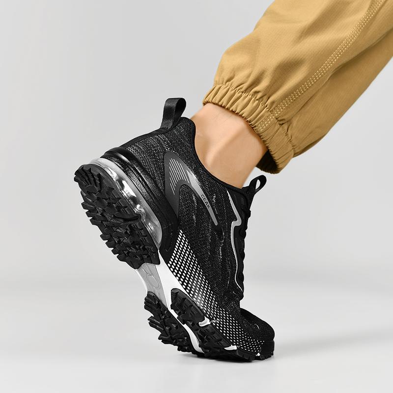 Мужские кроссовки Спортивные кроссовки с воздушной подушкой Дышащая амортизирующая сетка Удобные повседневные кроссовки
