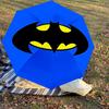 1PC Warner batman logo Automatic Open/Close Umbrella with Windproof, 37-Rib Sturdy Canopy, Durable Ribs1254A