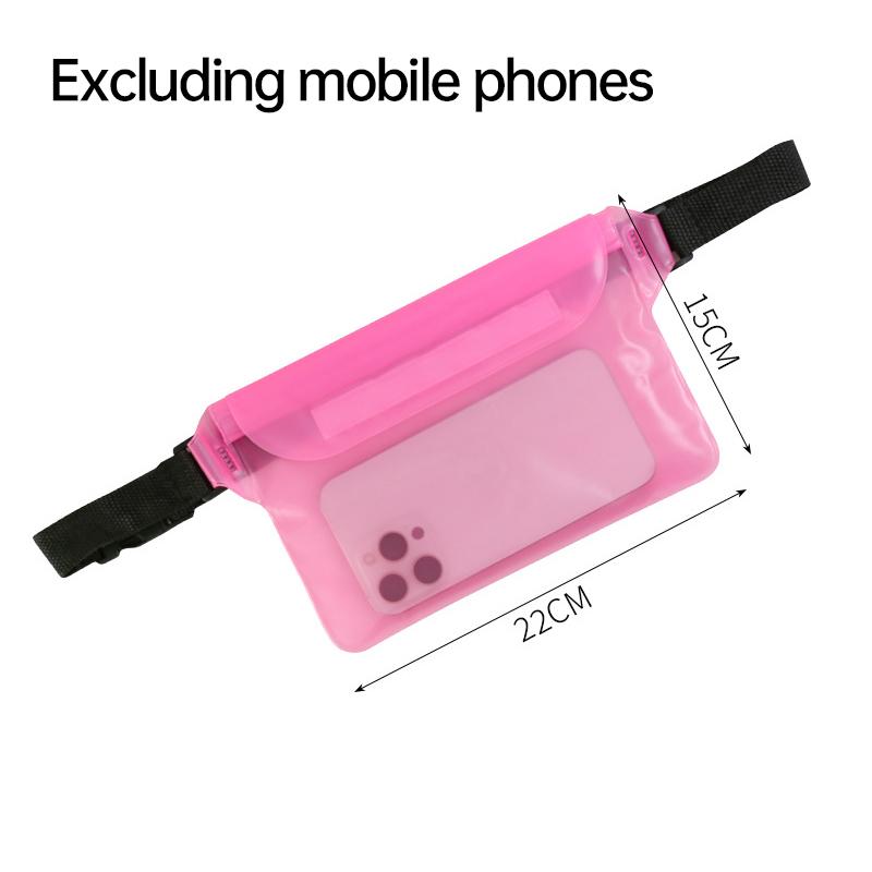 Swimming Waterproof Bag Large Waterproof Waist Bag Mobile Phone Camera Waterproof Outdoor Sports Portable Transparent Bag