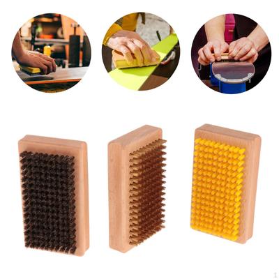 3 шт. Щетка для сноуборда нейлон/латунь/конский волос инструмент для нанесения лыжные щетки