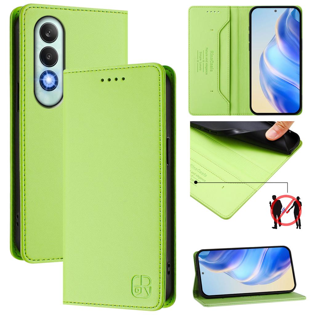 Luxury Leather Case For OnePlus Nord N10 CE4 N30 N300 Nord2T Nord3 OnePlus 10R RFID Blocking Card Slot Magnetic Attraction Stand Shockproof Flip Cover