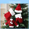 Holiday Christmas Socks And Hat Set In Plush Fabric For Seasonal Gift Giving