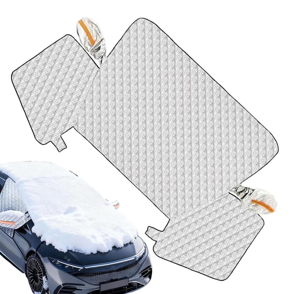 Чехол на лобовое стекло из алюминиевой фольги для автомобиля, зимний щит от льда и снега, магнитная защита капота, защита лобового стекла от льда для внедорожников, автодомов