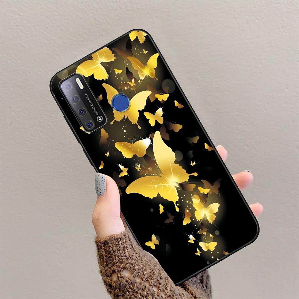 For Tecno Pouvoir 4 Case Soft Silicon Phone Cover For Pouvoir 4 Case For For Tecno Pouvoir 4 Cover Coque Bumper Fashion Cute