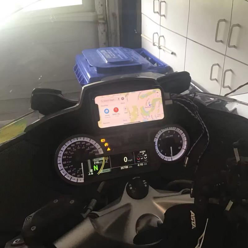 Motorcycle modification parts phone holder supports wireless charging USB dual port universal FOR R1200GS F850GS F750GS R1250GS
