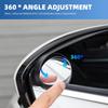 2in1 Car Rearview Mirror Rain Eyebrow Reversing Small Round Mirror for Cadillac Seville XT4 CT4 CT5 ATS SLR STS EXT CTS