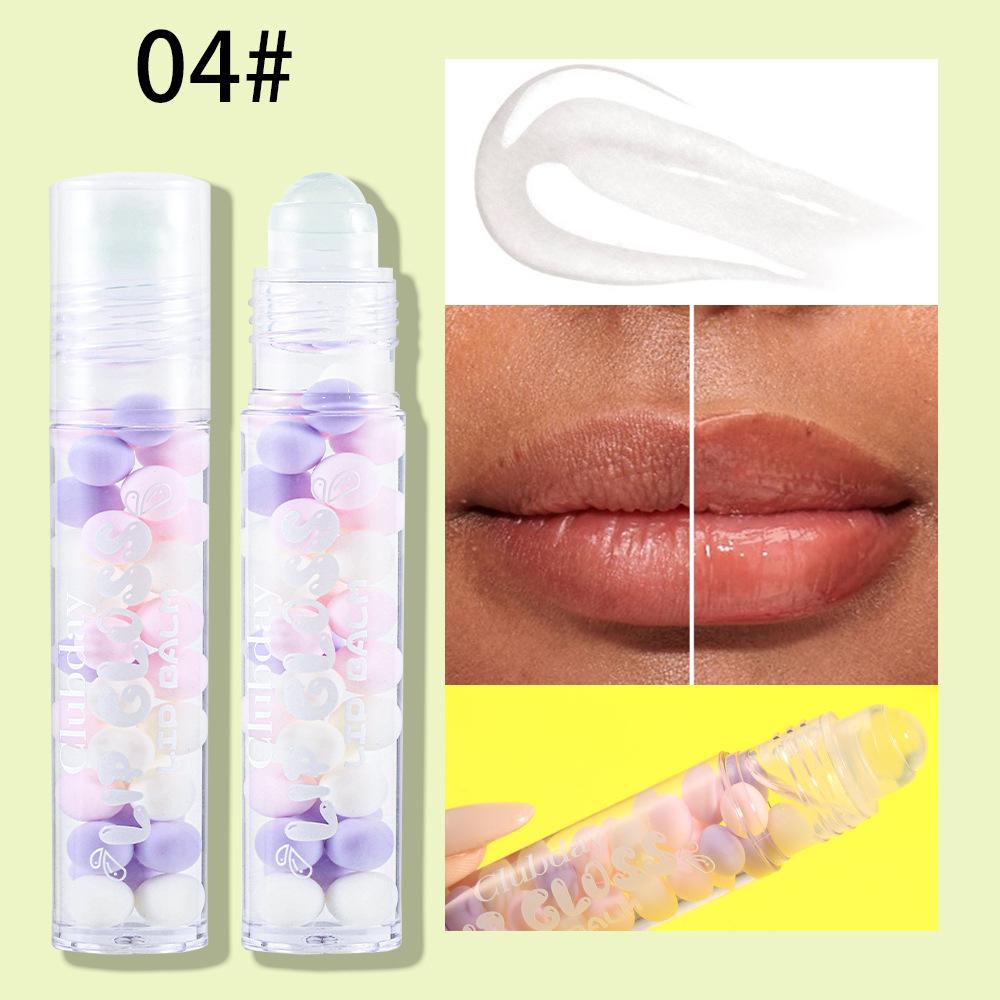 Hydrating Roll-On Lip Oil Clear Mirror Plumping Lip Gloss