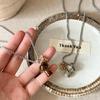 Элегантное Ожерелье с Каменем Тигровый Глаз в Пятнах Элегантный Кулон-Гриб на Цепочке Ювелирное Изделие Идеально для Индивидуального Стиля