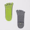 Naboso Designed To Support Optimal Foot with a Patented Texture Developed by Podiatrists In the US for Toe Gray Five-Toe Socks, Movement, Non-slip,