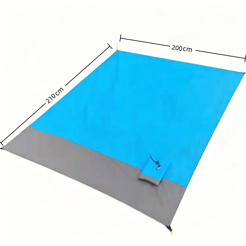 Waterproof Pocket Beach Mat Folding Beach Blanket Camping Mat Lightweight Lightweight Mat Outdoor Picnic Mat