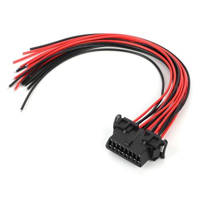 OBD2 16-контактный разъем-удлинитель для разъема с разъемом Female Cable подходит для Kia