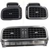 Ruili258 For VW Cross Polo 5 6R GTI 1st Phase Sedan Hatch Vento 2011-2013 Glossy Black Front Dashboard AC Air Outlet Vent