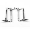 4pcs Chrome Valve Rocker Cover Hold Down Wing Nuts Bolts Studs For Ford Chevy V8