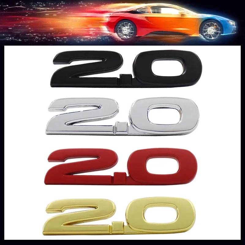 3D 2.0 Car Fender Side trunk Nameplate Decal Emblem Badge Sticker for CX-5 CX-7 CX-9 RX7 RX8 626 MX5