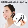 SANWA SUPPLY Bluetooth-гарнитура внешняя Черный Бесплатно (с микрофоном) ММ-BTMH61BK