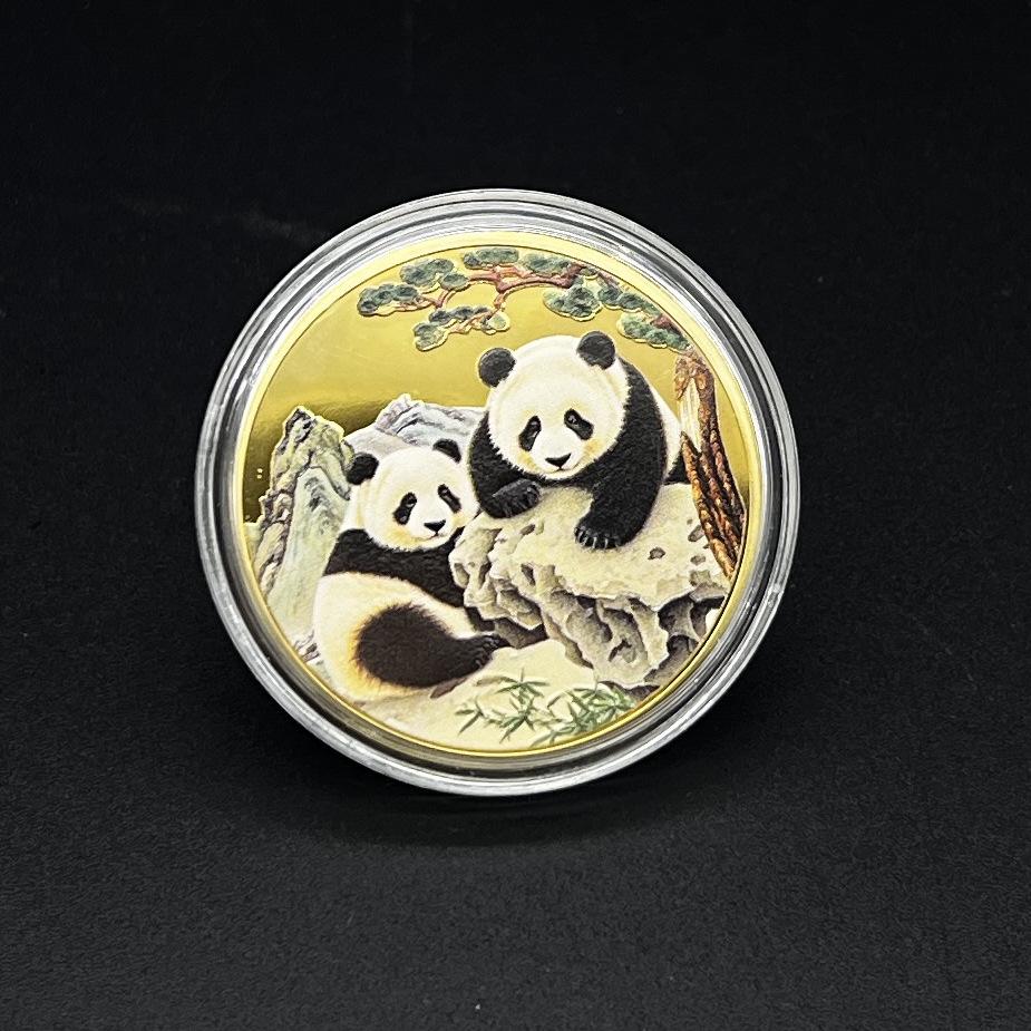 Памятная медаль «Золотая панда Сычуань Чэнду»: Сувенир культурного туризма