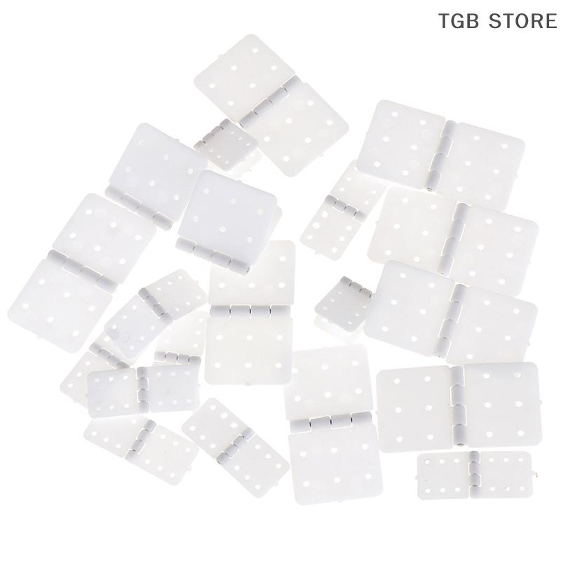 10Pcs White Plastic Hinge Linker Plastic Aircraft Helicopter Quadcopter For RC Airplane