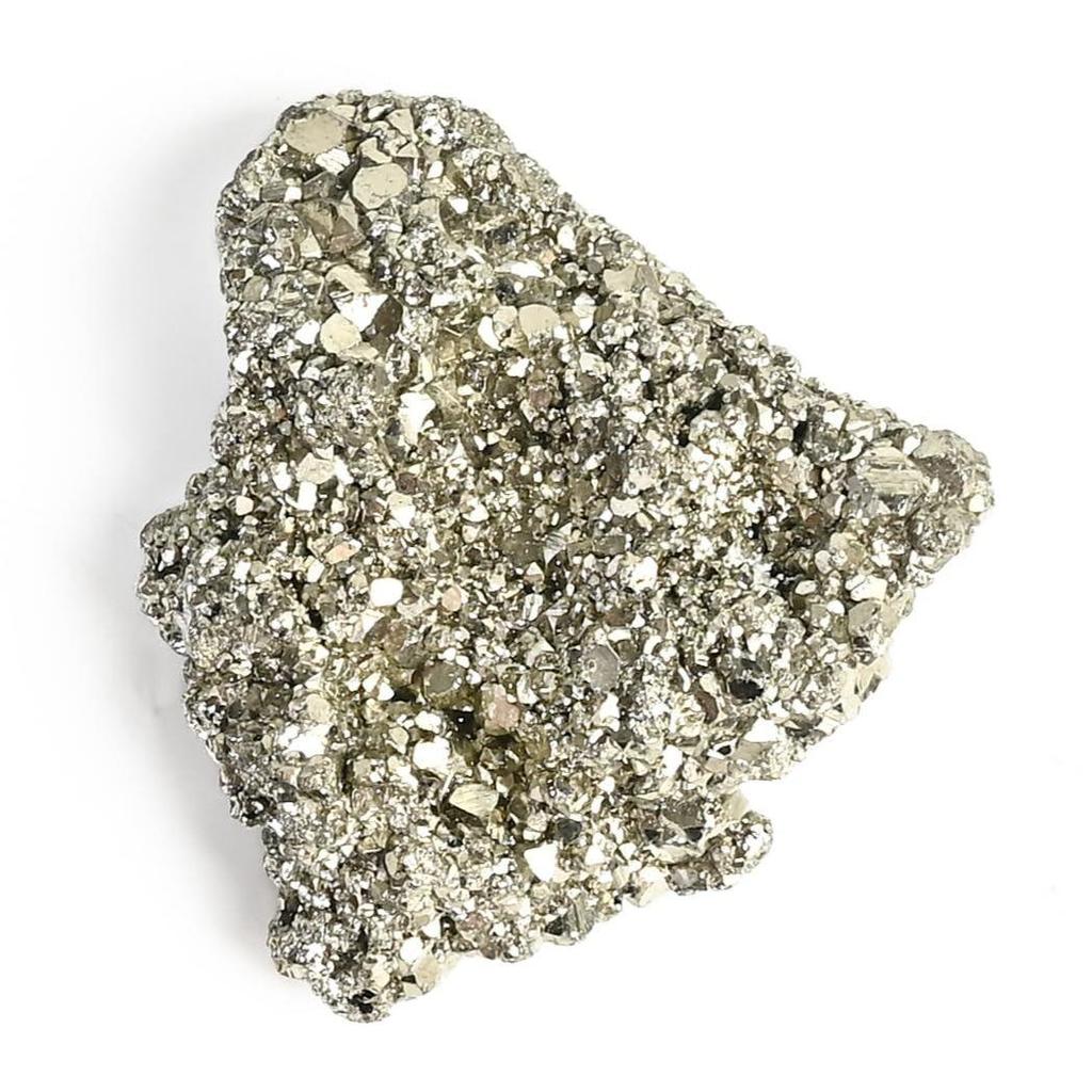 Pyrite Stone Original - 40 To 80 Grams, Powerful Crystal for Manifestation, Energy Healing & Wealth - Natural & Authentic Mineral Specimen